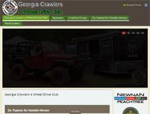 Tablet Screenshot of georgiacrawlers.com